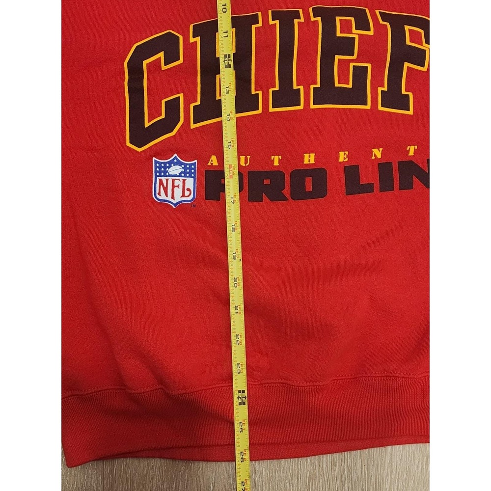 1995 Russell Athletic Kansas City Chiefs Pull Over Sweater Size Large Vintage - Picture 7 of 12